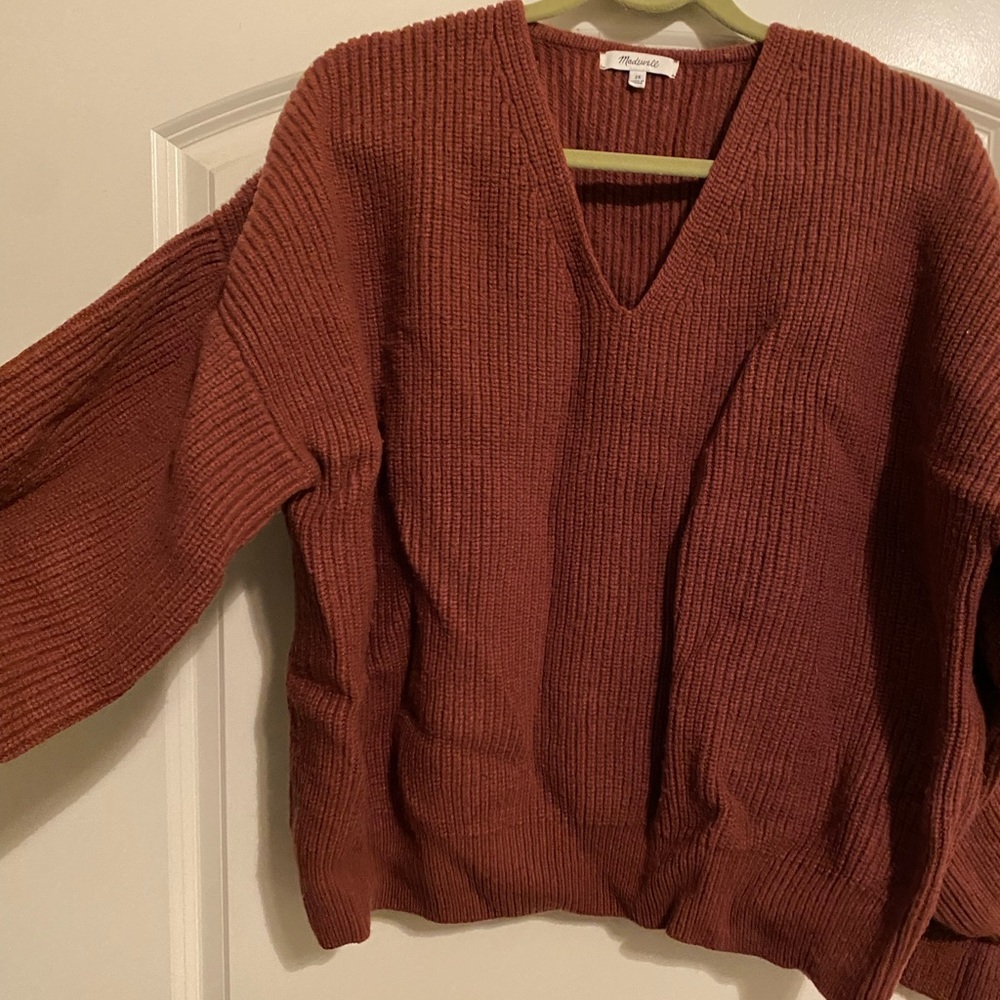 Madewell Balloon Sleeve Sweater